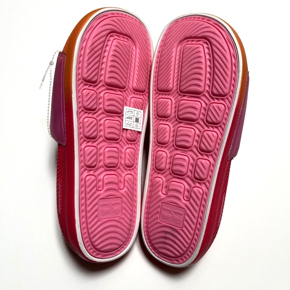 NWOB Skechers x Snoop Dogg Dr. Bombay Slide Sandals Men’s Pink Orange Monkey - Picture 7 of 9